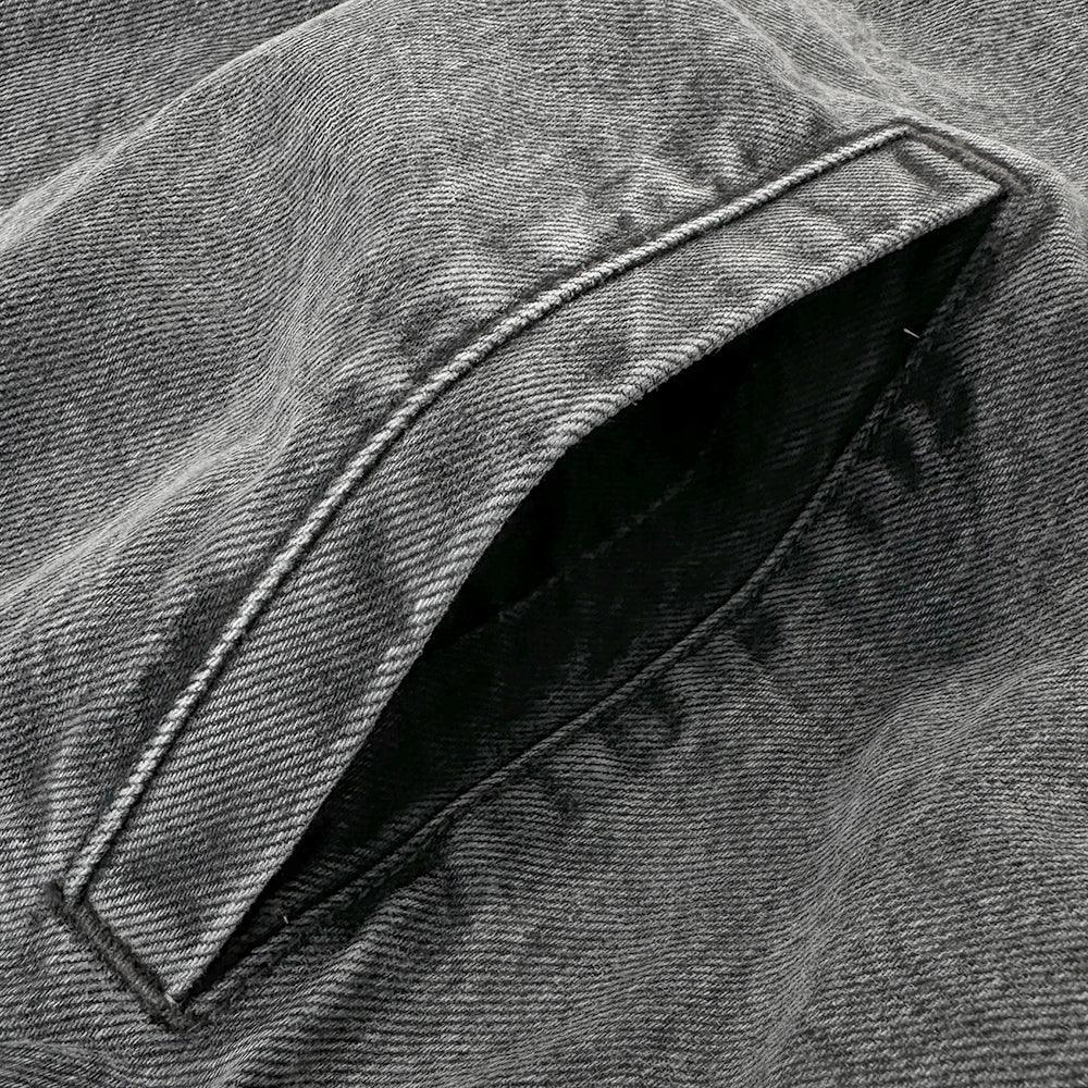 R5 Hooded Denim Bomber - REPRESENT - VENTURER