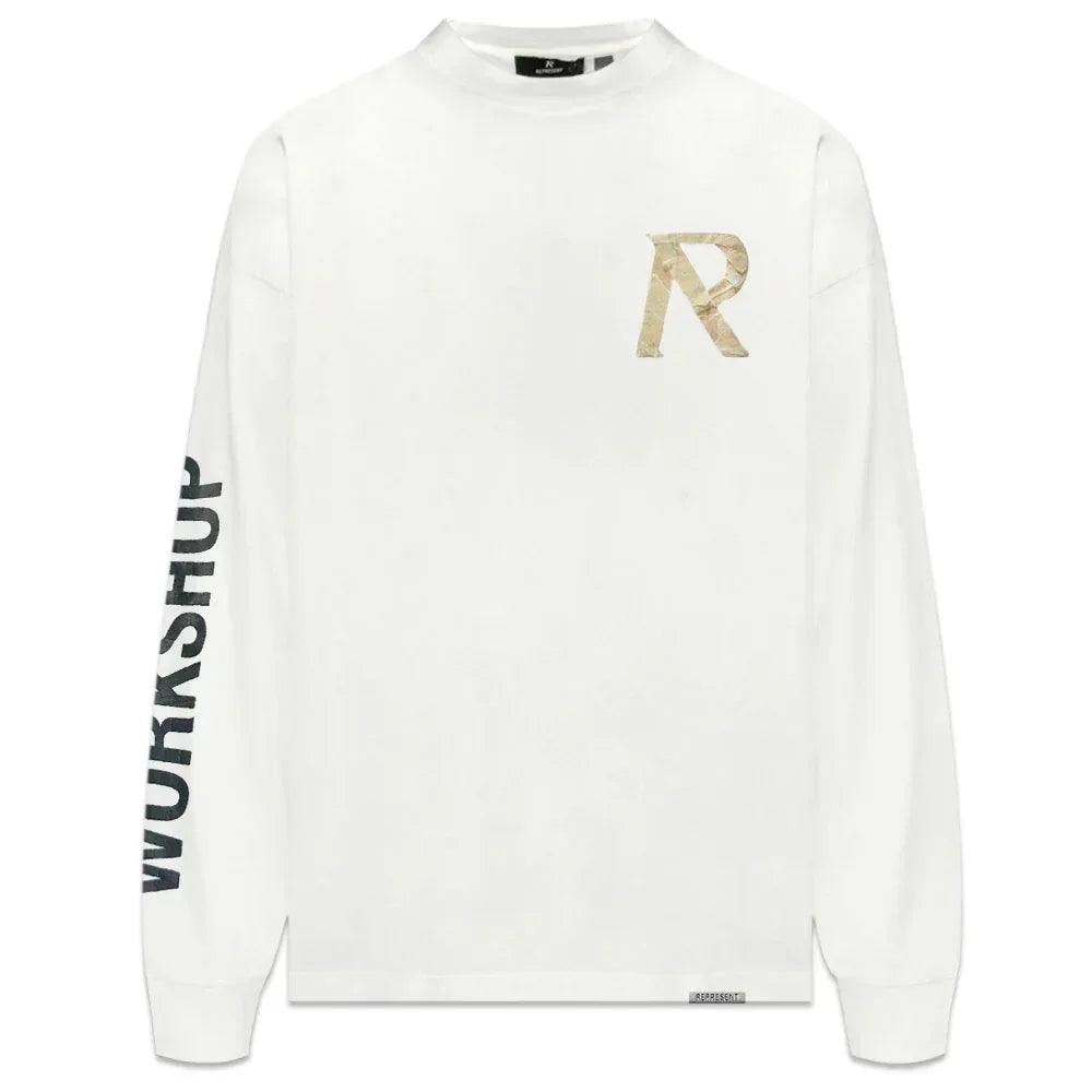 Masking Tape Initial LS T-Shirt - REPRESENT - VENTURER