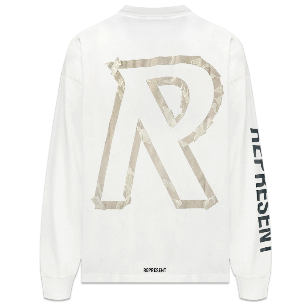Masking Tape Initial LS T-Shirt