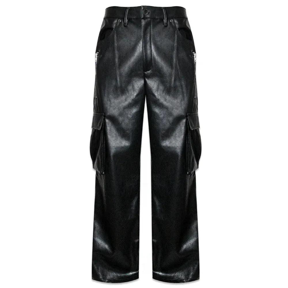 LAST NEST(ラストネスト)商品ページ - Baggy Leather Cargo Pants 
