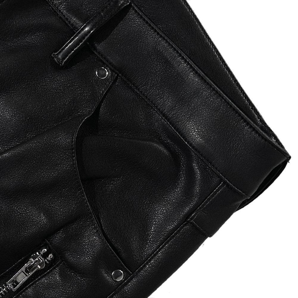 Baggy Leather Cargo Pants - LAST NEST - VENTURER
