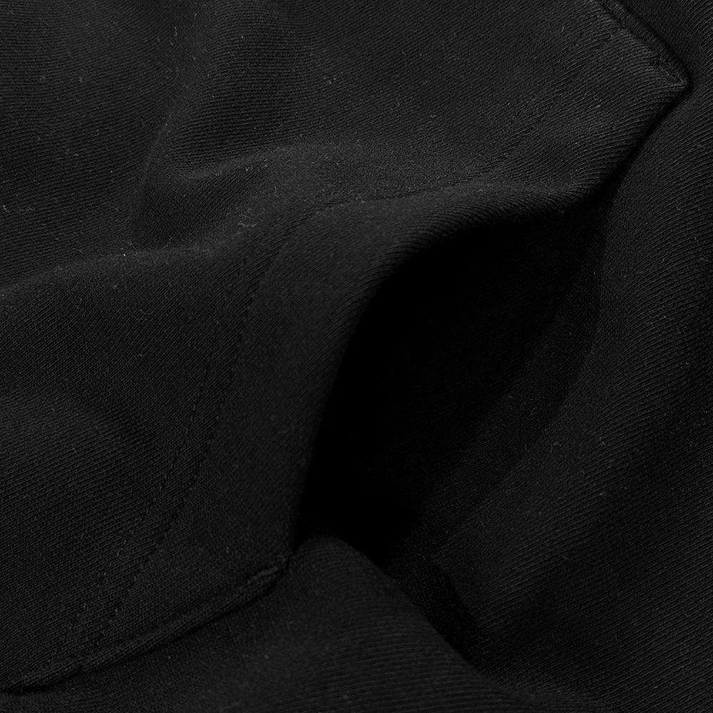 Big Chrome B Black Line Zip Up Hoodie