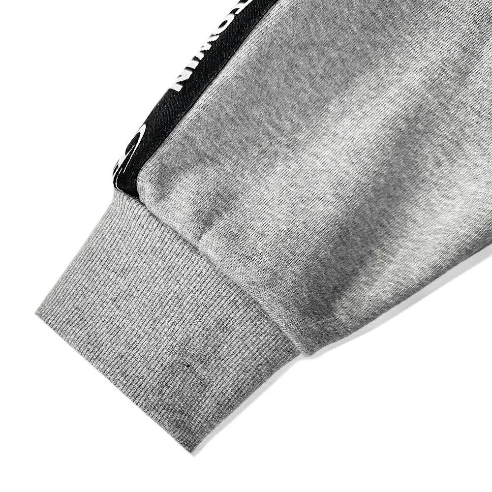 Big Chrome B Black Line Zip Up Hoodie