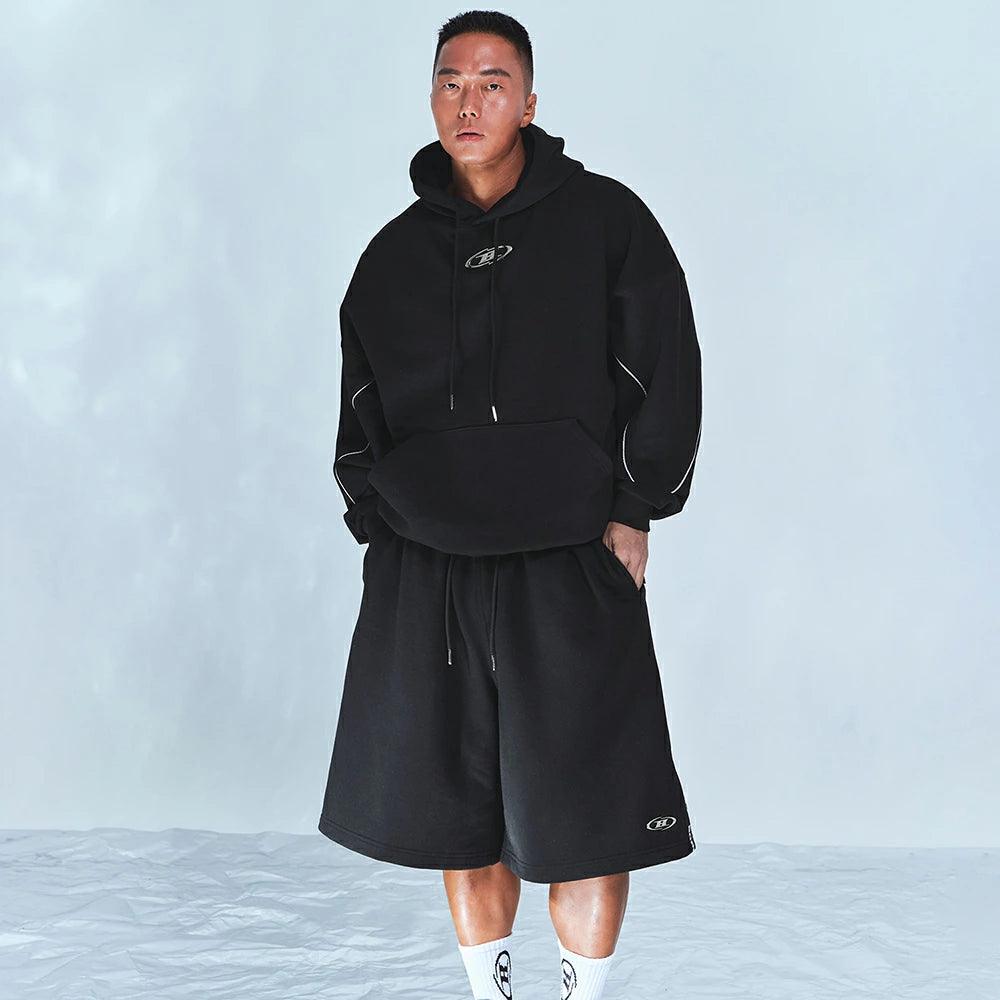 Big Chrome Reflective Line Hoodie
