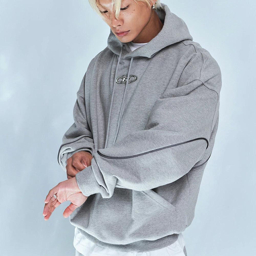 Big Chrome Reflective Line Hoodie