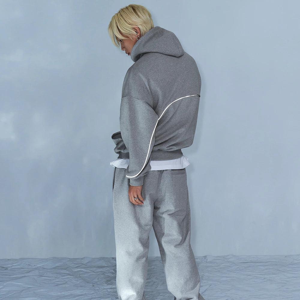 Big Chrome Reflective Line Hoodie