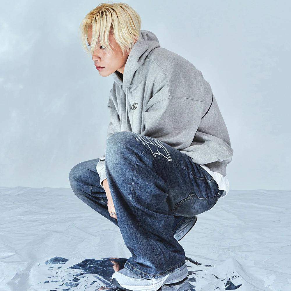Big Chrome Reflective Line Hoodie