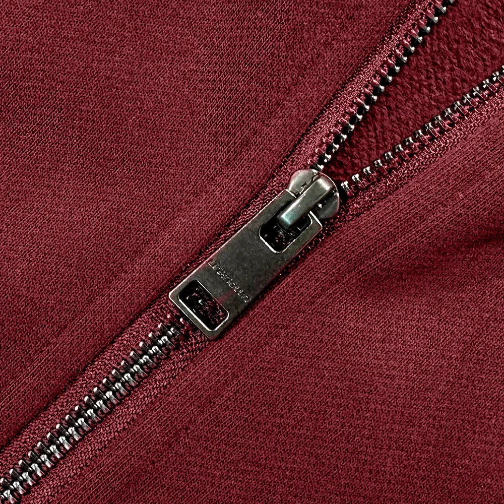 Cross Rhinestone Zip Up Hoodie - UNKNOWN LONDON - VENTURER