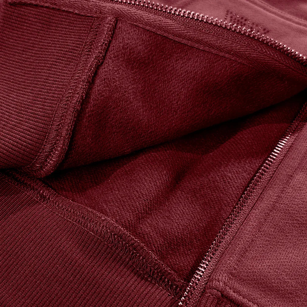 Cross Rhinestone Zip Up Hoodie - UNKNOWN LONDON - VENTURER