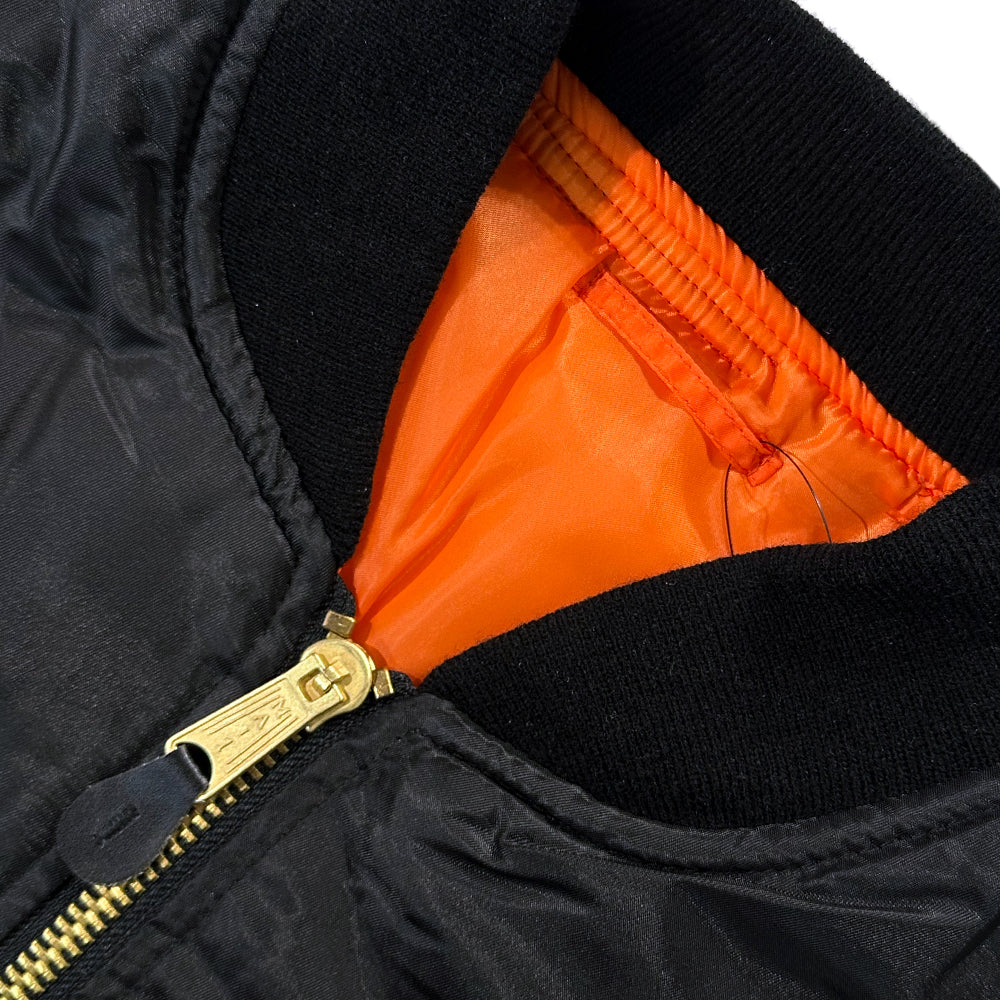 Discovered Logo Tape Remake Bomber Jacket