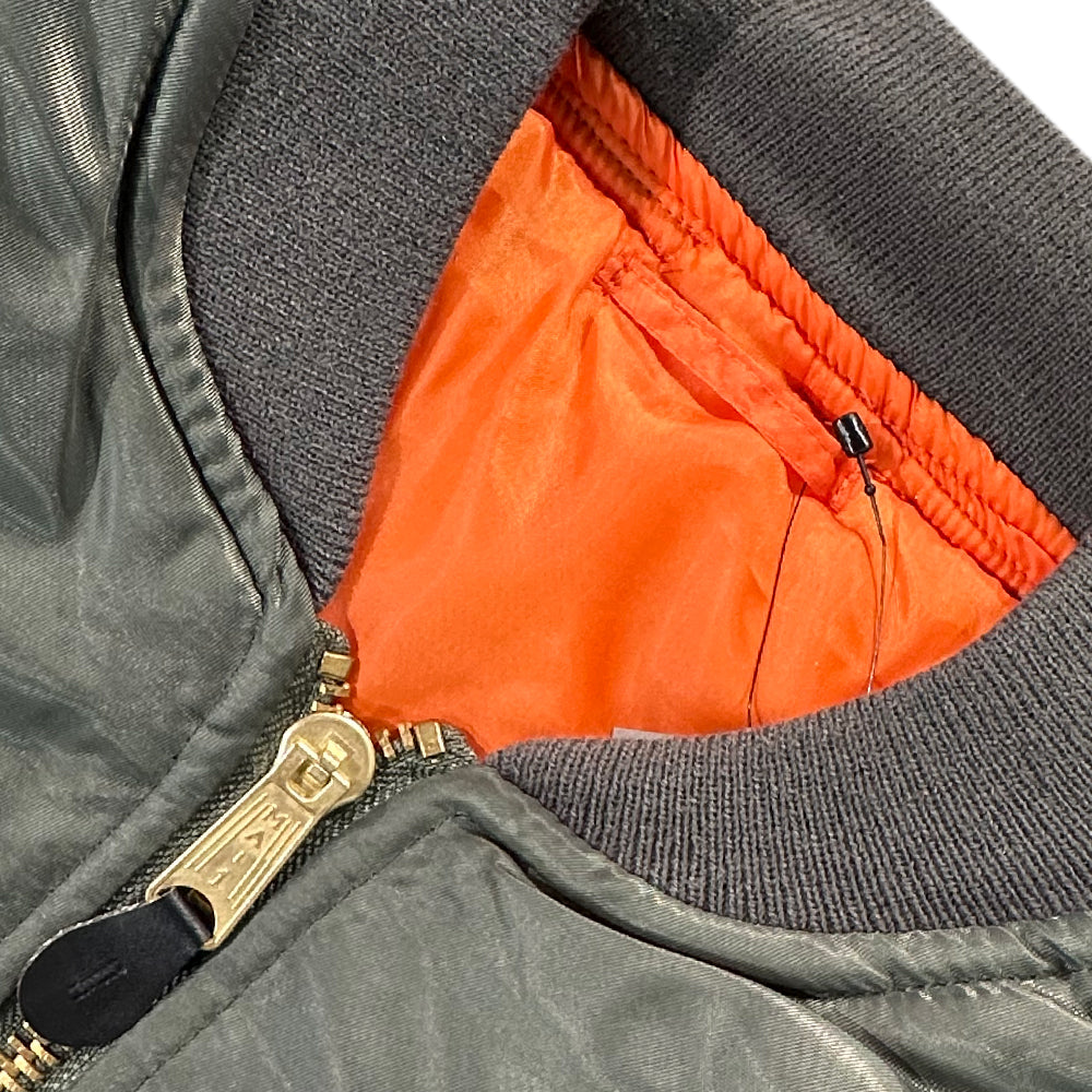 Discovered Logo Tape Remake Bomber Jacket