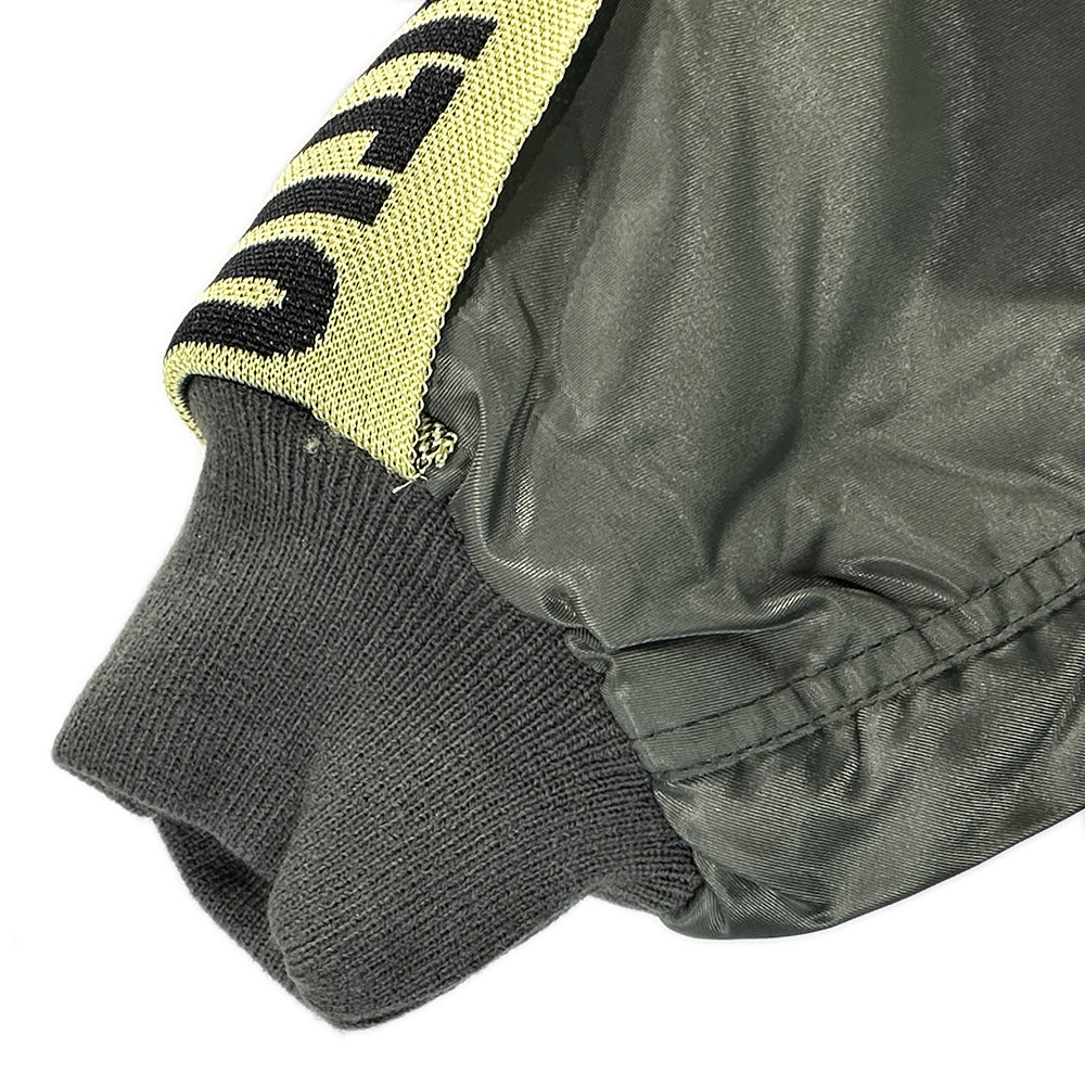 Discovered Logo Tape Remake Bomber Jacket