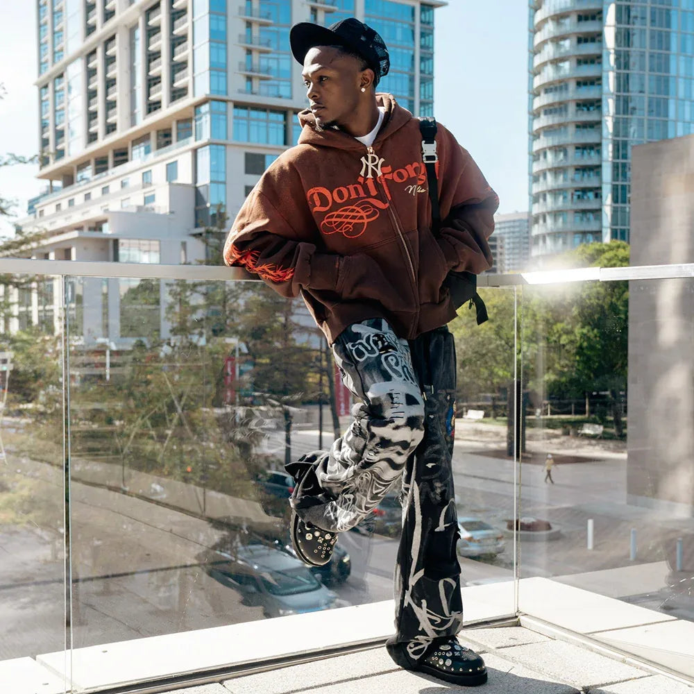 Graffiti Sweatpants - NOUBLIE PAS - VENTURER