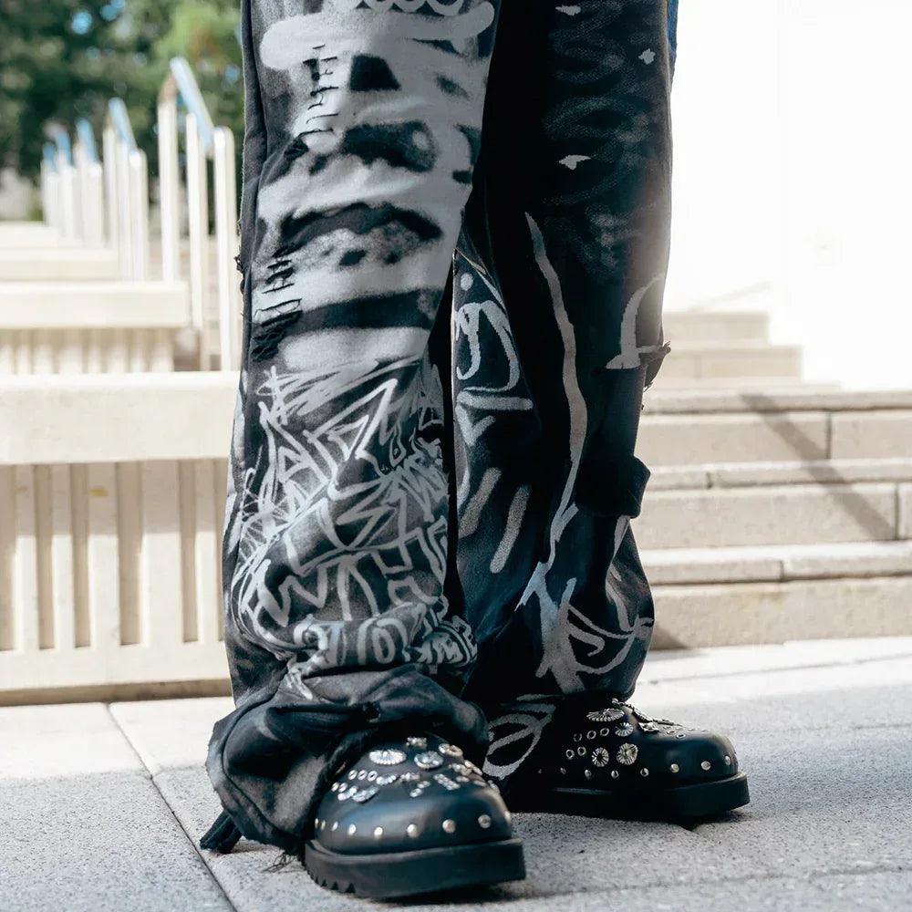 Graffiti Sweatpants - NOUBLIE PAS - VENTURER