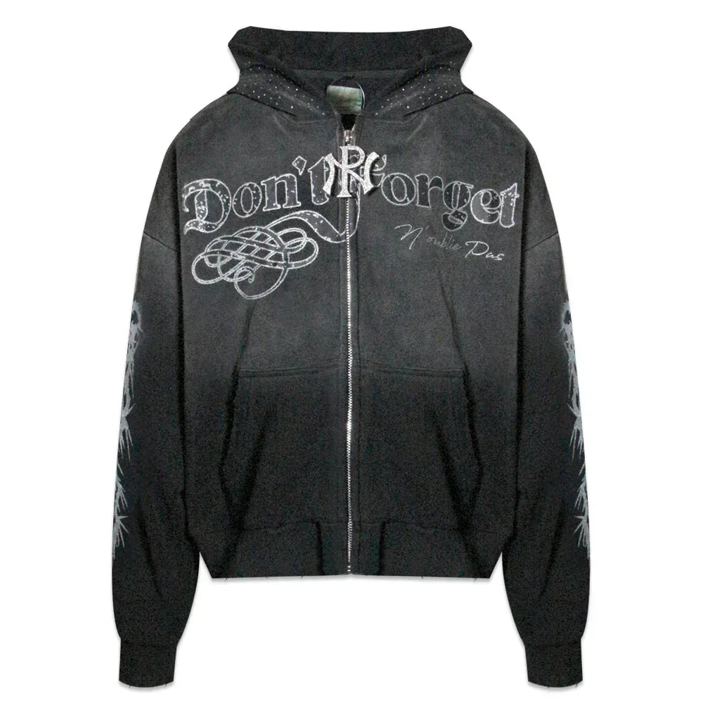 Rolls Royce Zip-Up Hoodie - NOUBLIE PAS - VENTURER