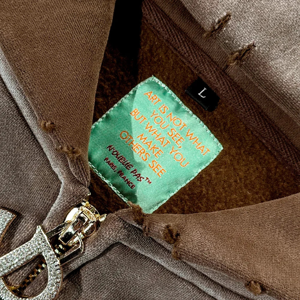 1942 Zip-Up Hoodie - NOUBLIE PAS - VENTURER