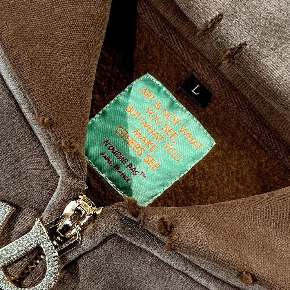 1942 Zip-Up Hoodie - NOUBLIE PAS - VENTURER