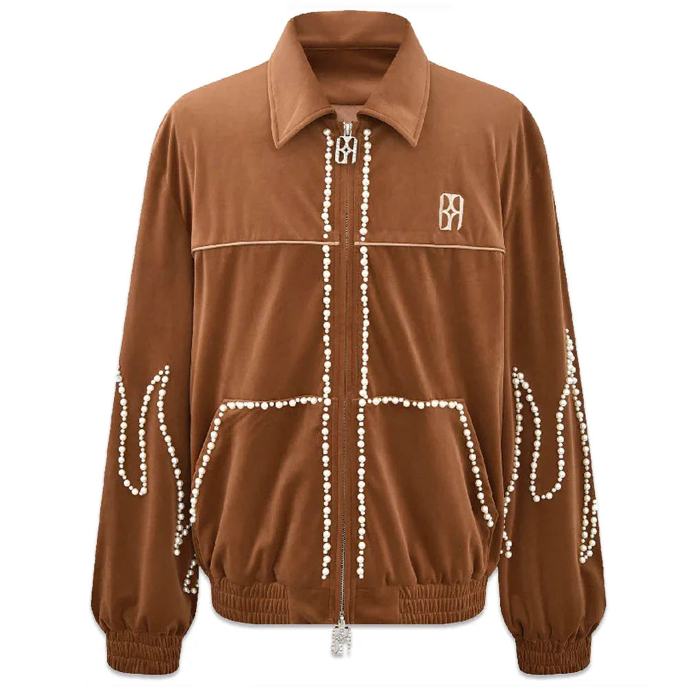 Flame Pearl Velvet Jacket - BIRTH OF ROYAL CHILD - VENTURER