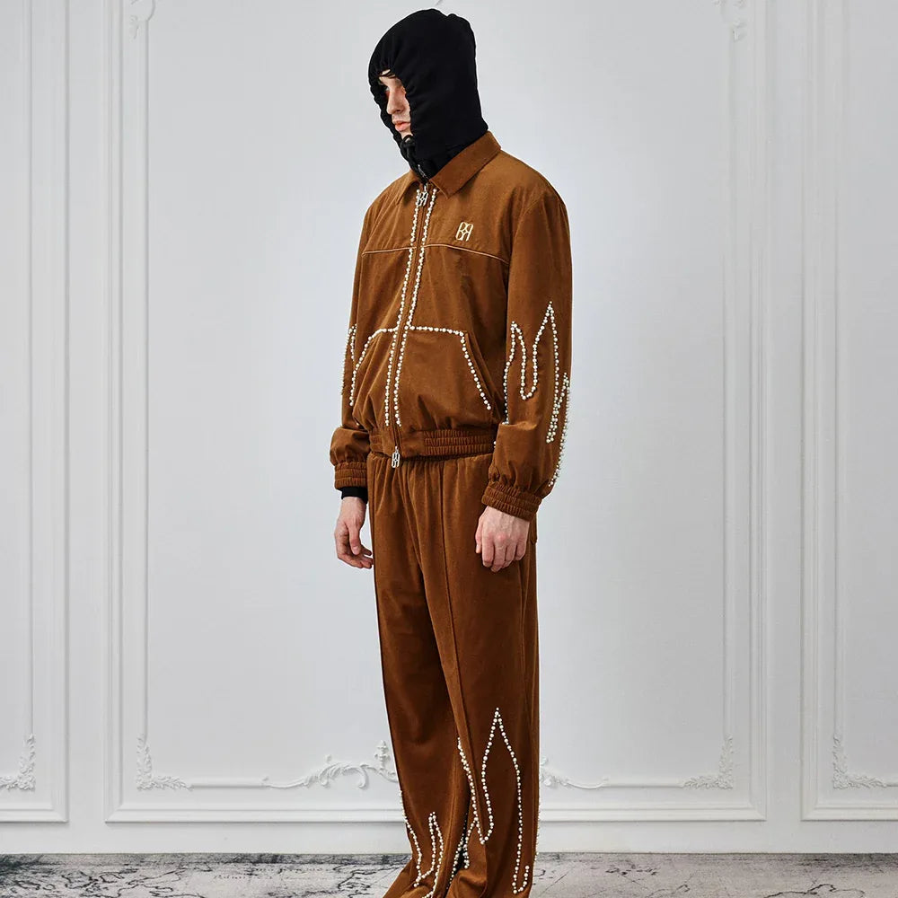 Flame Pearl Velvet Jacket - BIRTH OF ROYAL CHILD - VENTURER