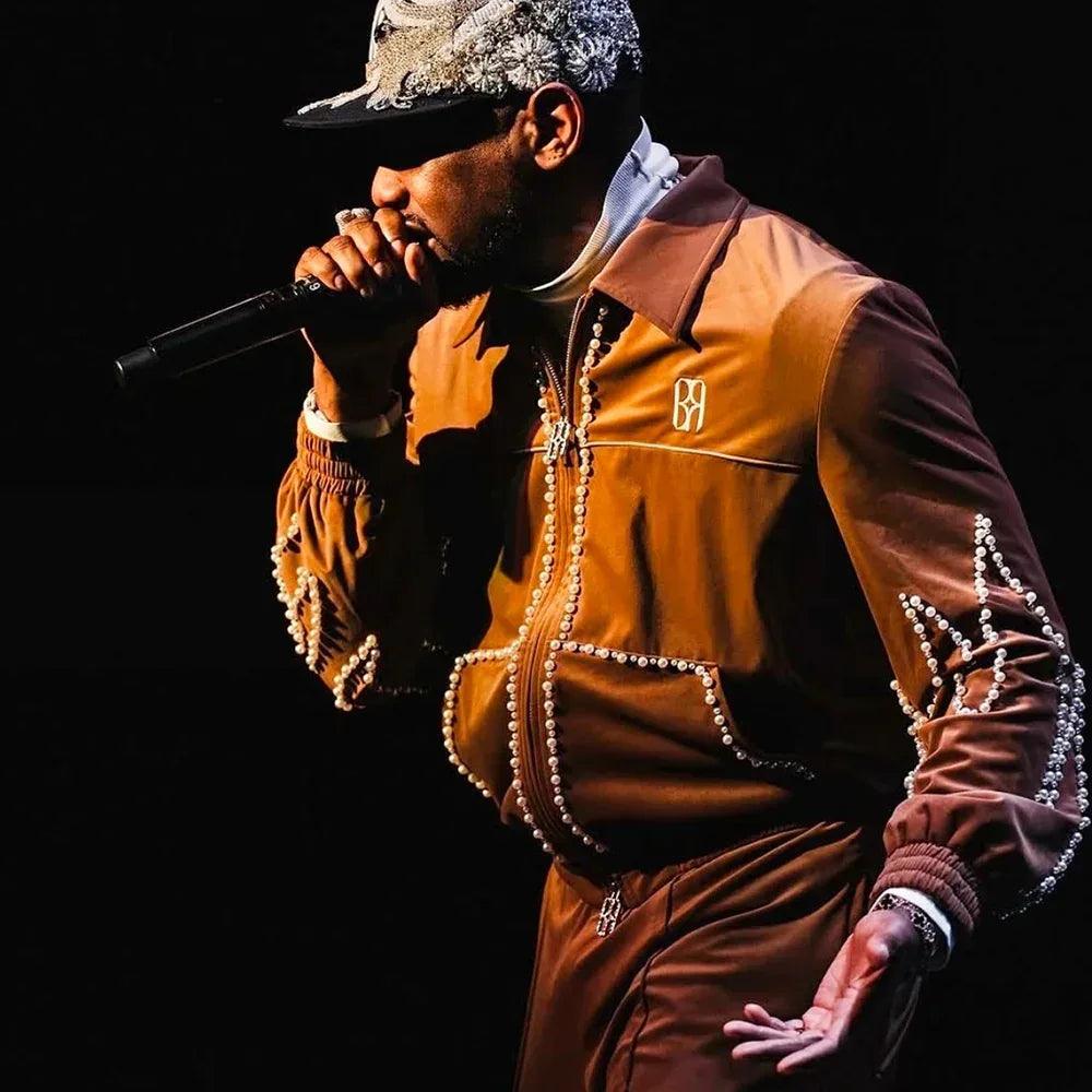 Flame Pearl Velvet Jacket - BIRTH OF ROYAL CHILD - VENTURER