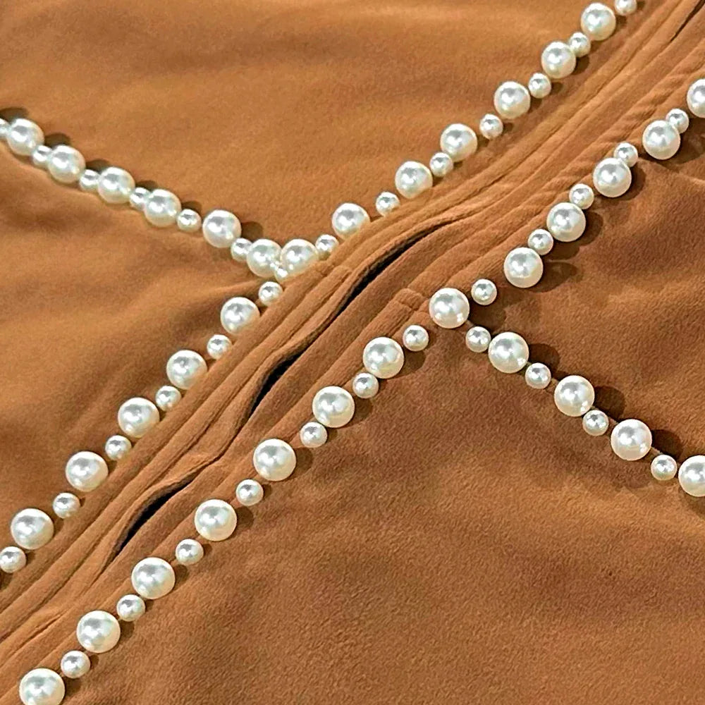 Flame Pearl Velvet Jacket - BIRTH OF ROYAL CHILD - VENTURER