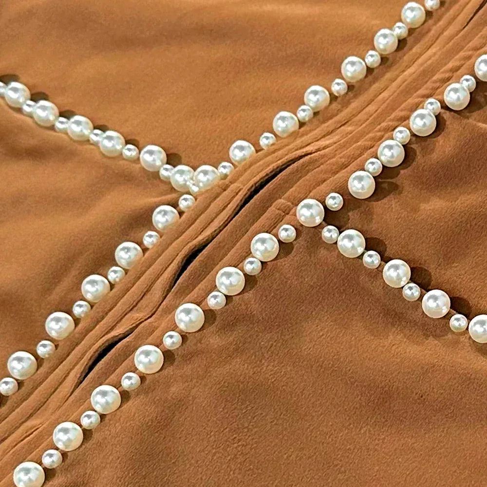 Flame Pearl Velvet Jacket - BIRTH OF ROYAL CHILD - VENTURER