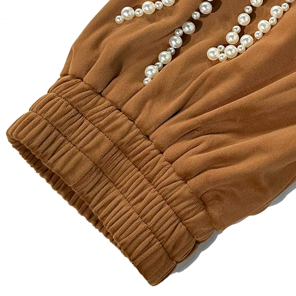 Flame Pearl Velvet Jacket