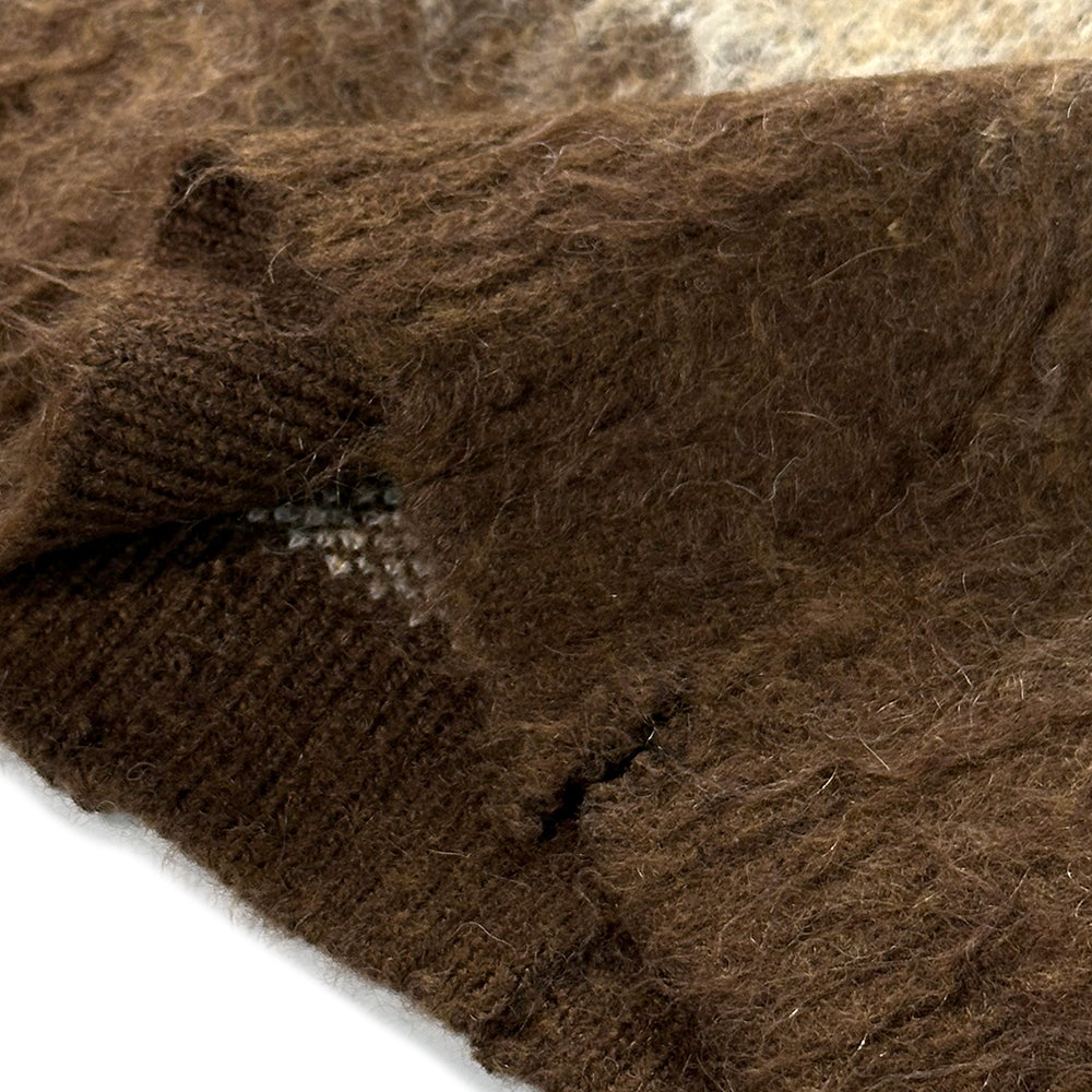 Rhinestone Encrusted Mohair Blend Sweater