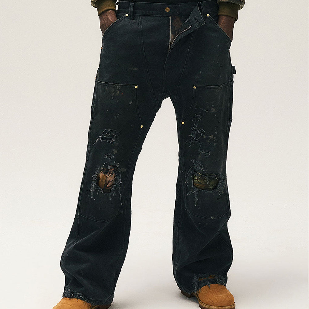 Oil Canvas Carpenter Denim