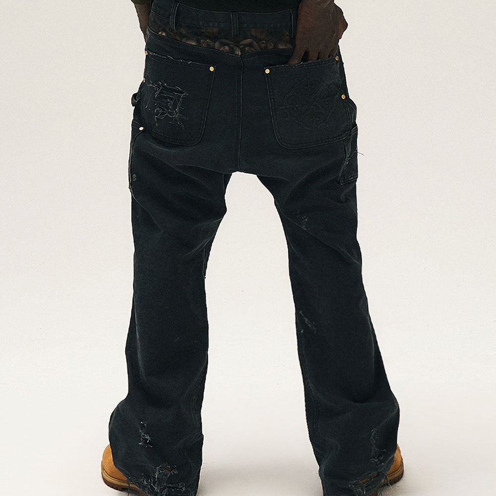 Oil Canvas Carpenter Denim