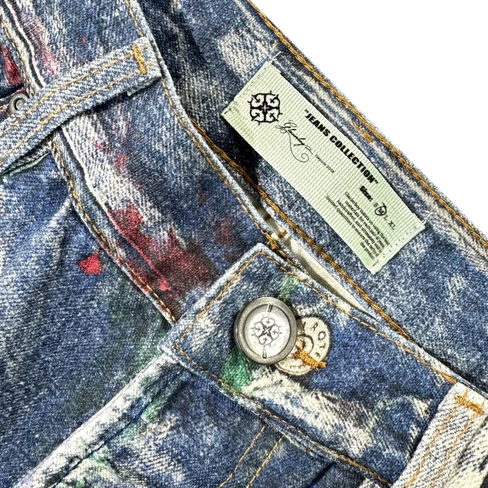 3D Printed Snake Patch Waxed Denim - GLACIERBOY - VENTURER