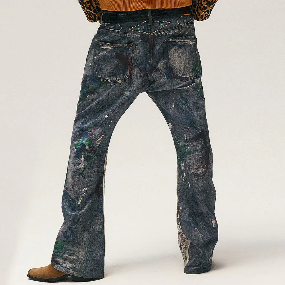 3D Printed Snake Patch Waxed Denim - GLACIERBOY - VENTURER