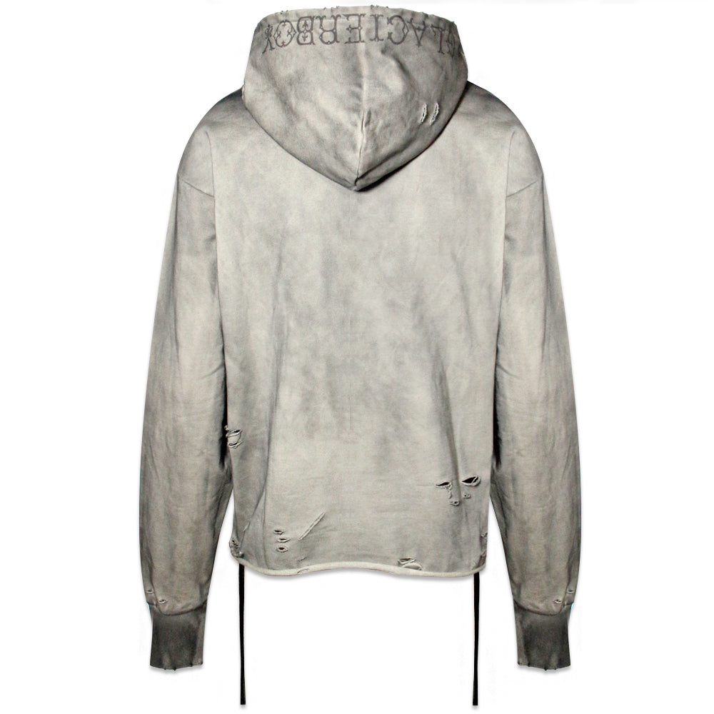 Mud Dyed Heart Pearl Hoodie