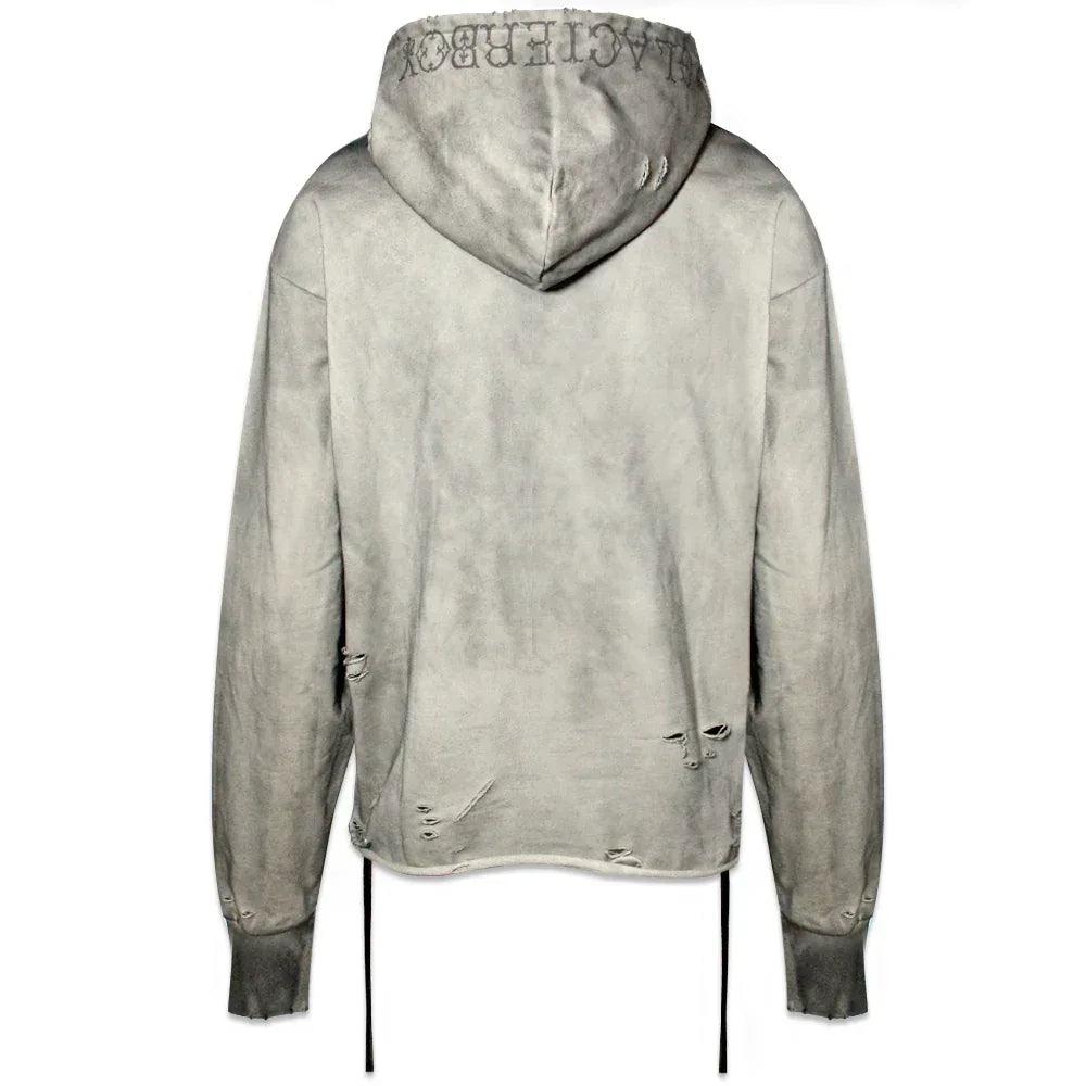 Mud Dyed Heart Pearl Hoodie - GLACIERBOY - VENTURER