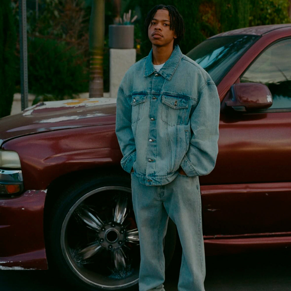 Jailhouse Quilted Denim Jacket