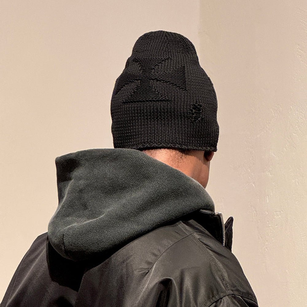 Mono Cross Folded Beanie