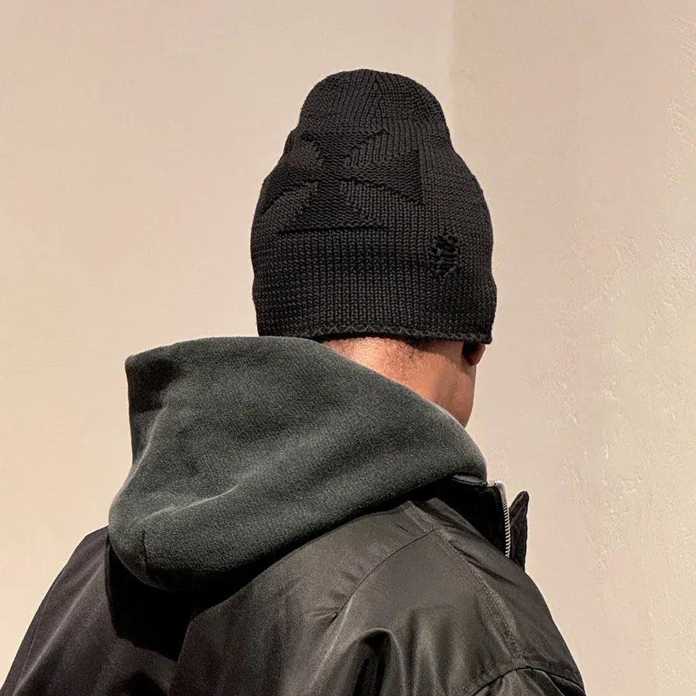Mono Cross Folded Beanie - ASKYURSELF - VENTURER