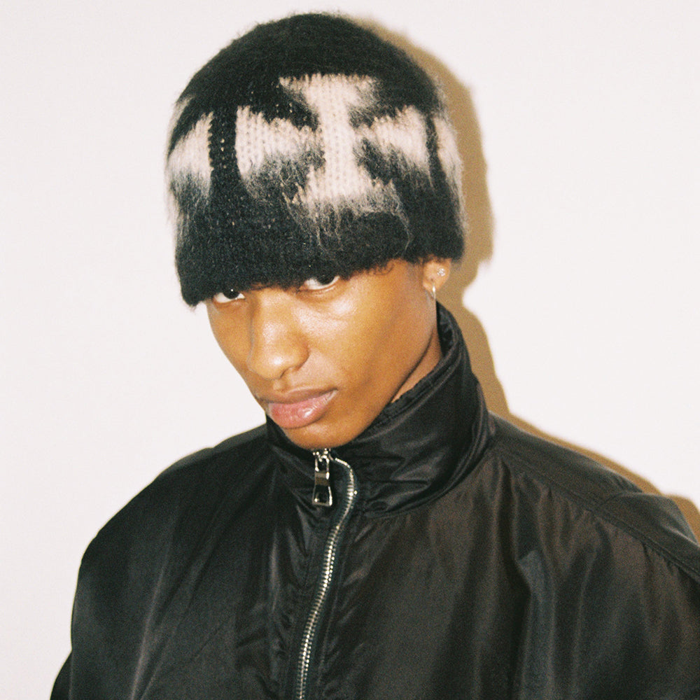 Brushed Cross Logo Beanie