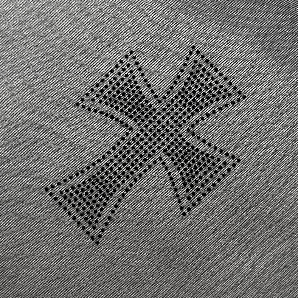 Cross Rhinestone Zip Up Hoodie