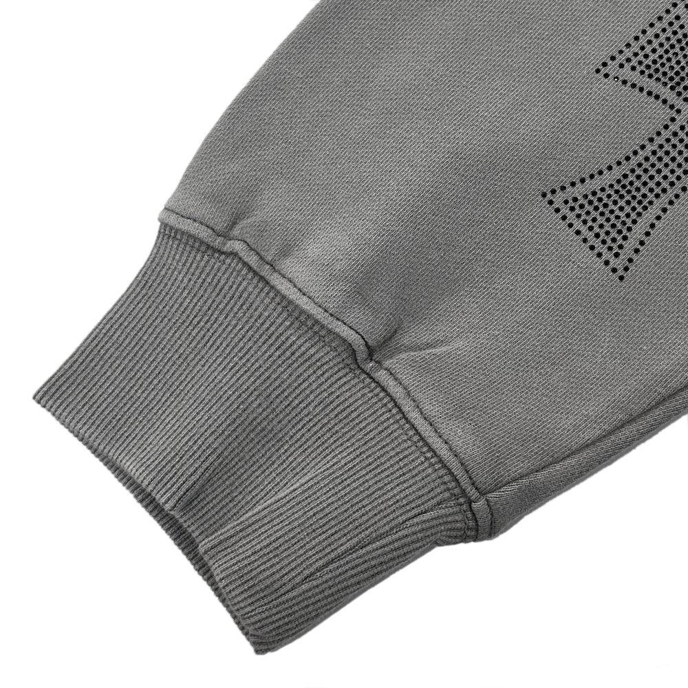 Cross Rhinestone Zip Up Hoodie - UNKNOWN LONDON - VENTURER