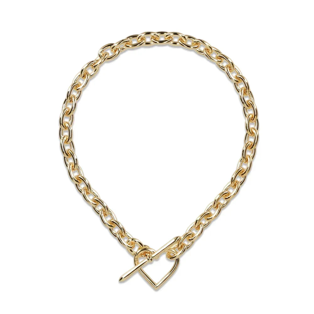 Heart Necklace (Medium Link) - BASICKS - VENTURER