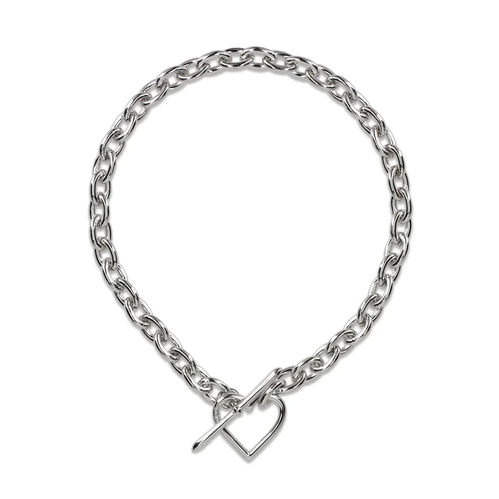 Heart Necklace (Medium Link) - BASICKS - VENTURER