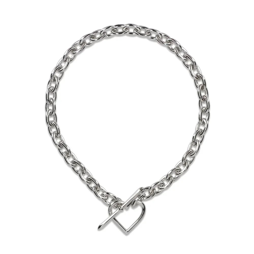 Heart Necklace (Medium Link) - BASICKS - VENTURER