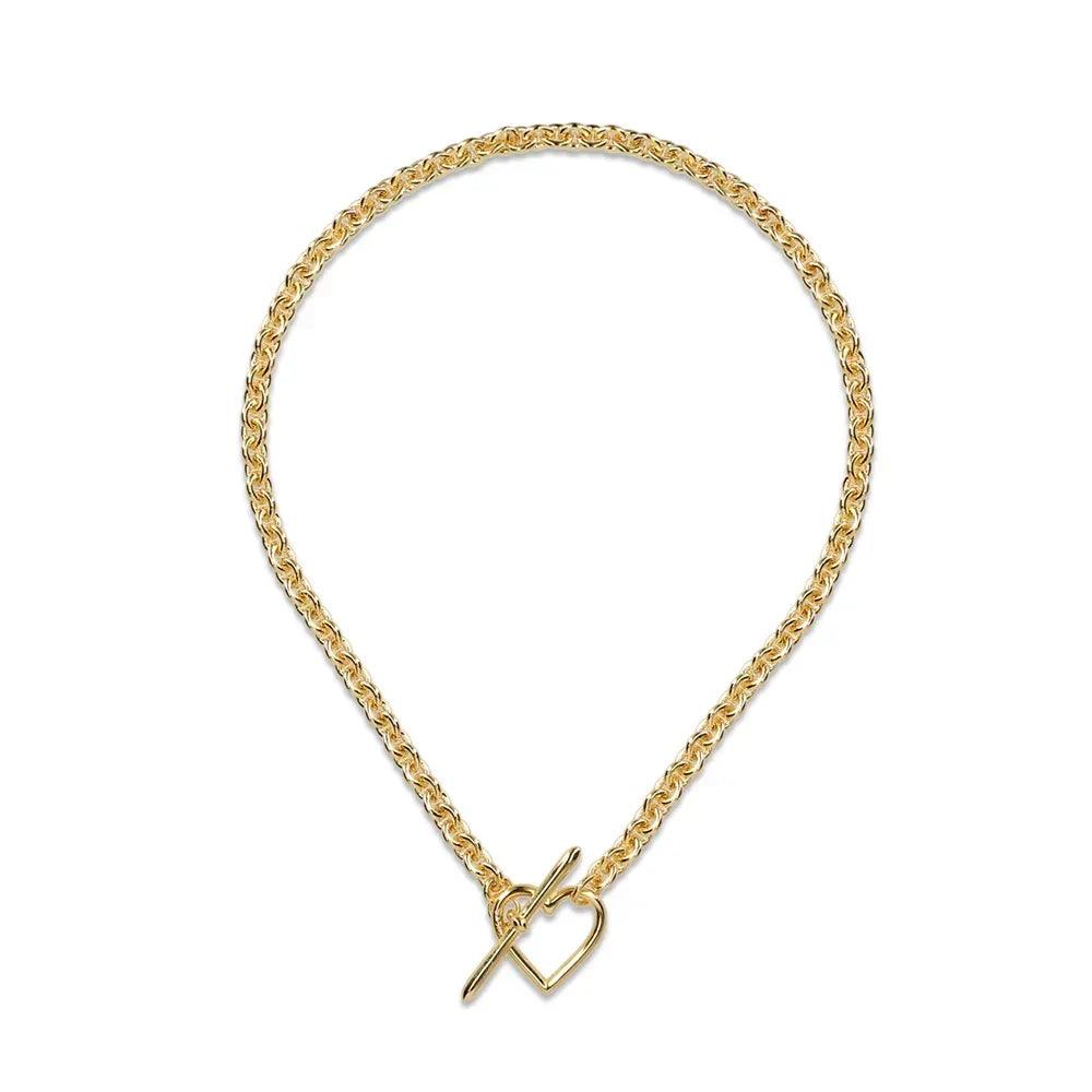 Heart Necklace (Small Link) - BASICKS - VENTURER