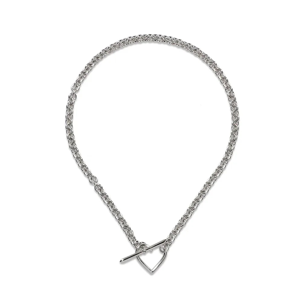 Heart Necklace (Small Link) - BASICKS - VENTURER
