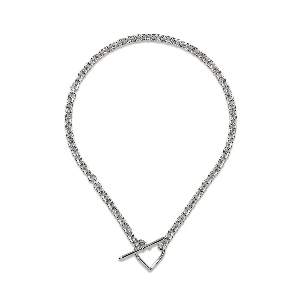 Heart Necklace (Small Link) - BASICKS - VENTURER