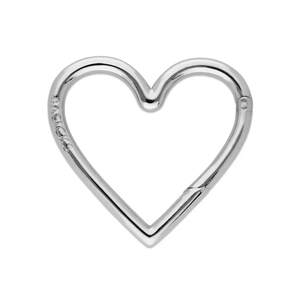 BASICKS(ベイシックス)商品ページ - Heart Carbiner - Silver