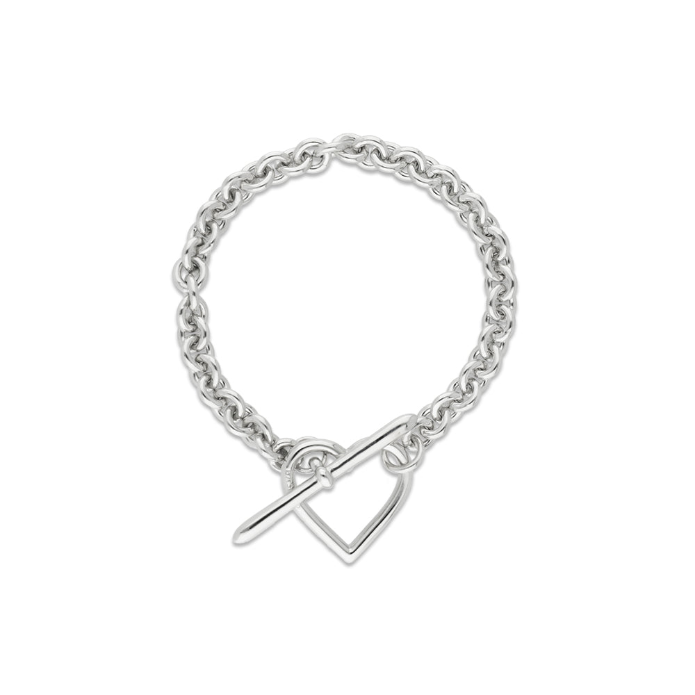 Heart Bracelet (Small Link)
