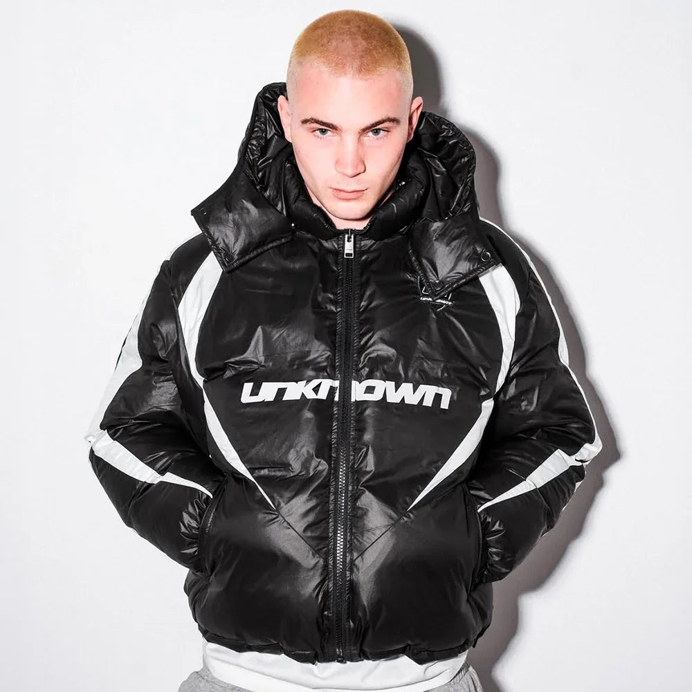 Panelled Sport Puffer Jacket - UNKNOWN LONDON - VENTURER
