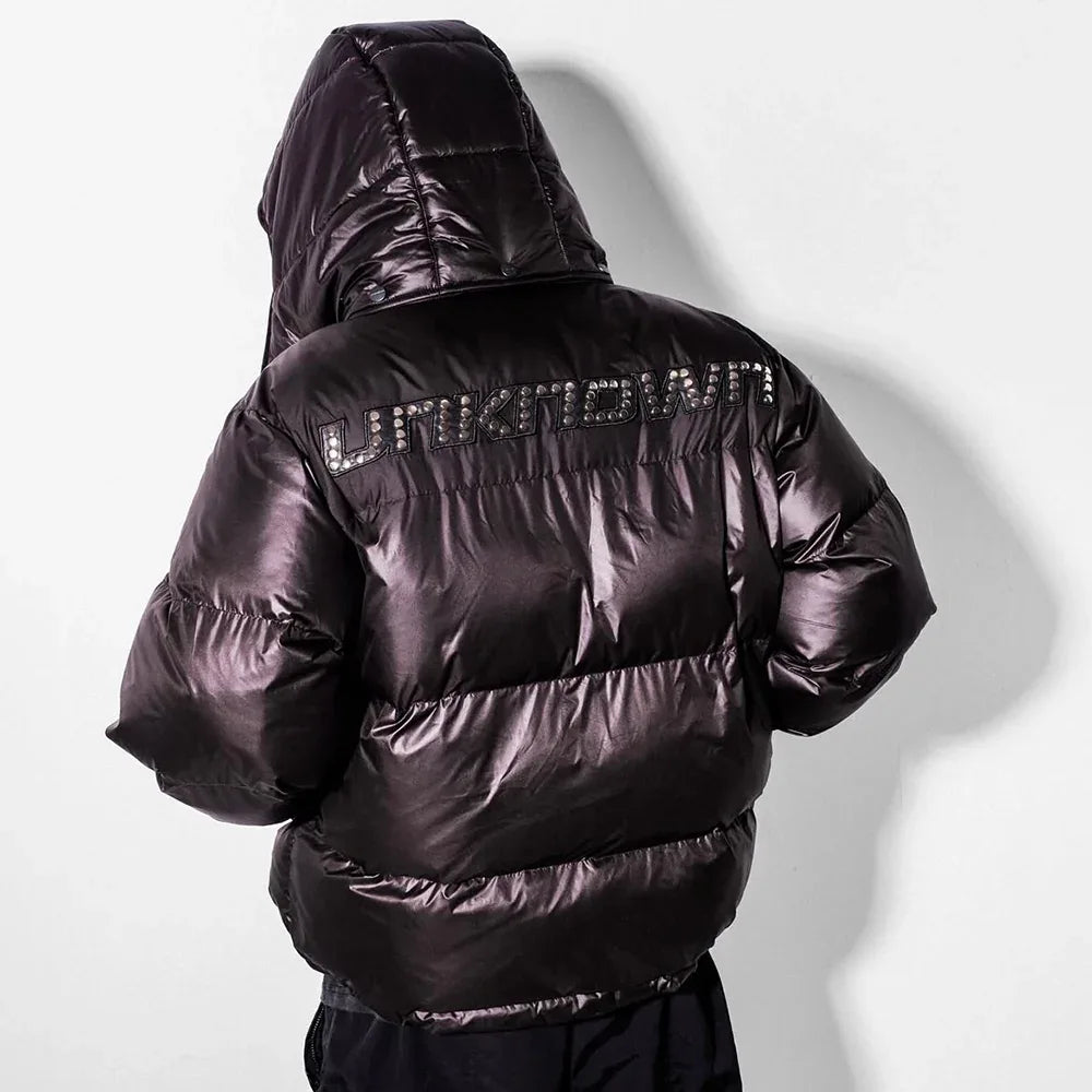 Studded Puffer Jacket - UNKNOWN LONDON - VENTURER